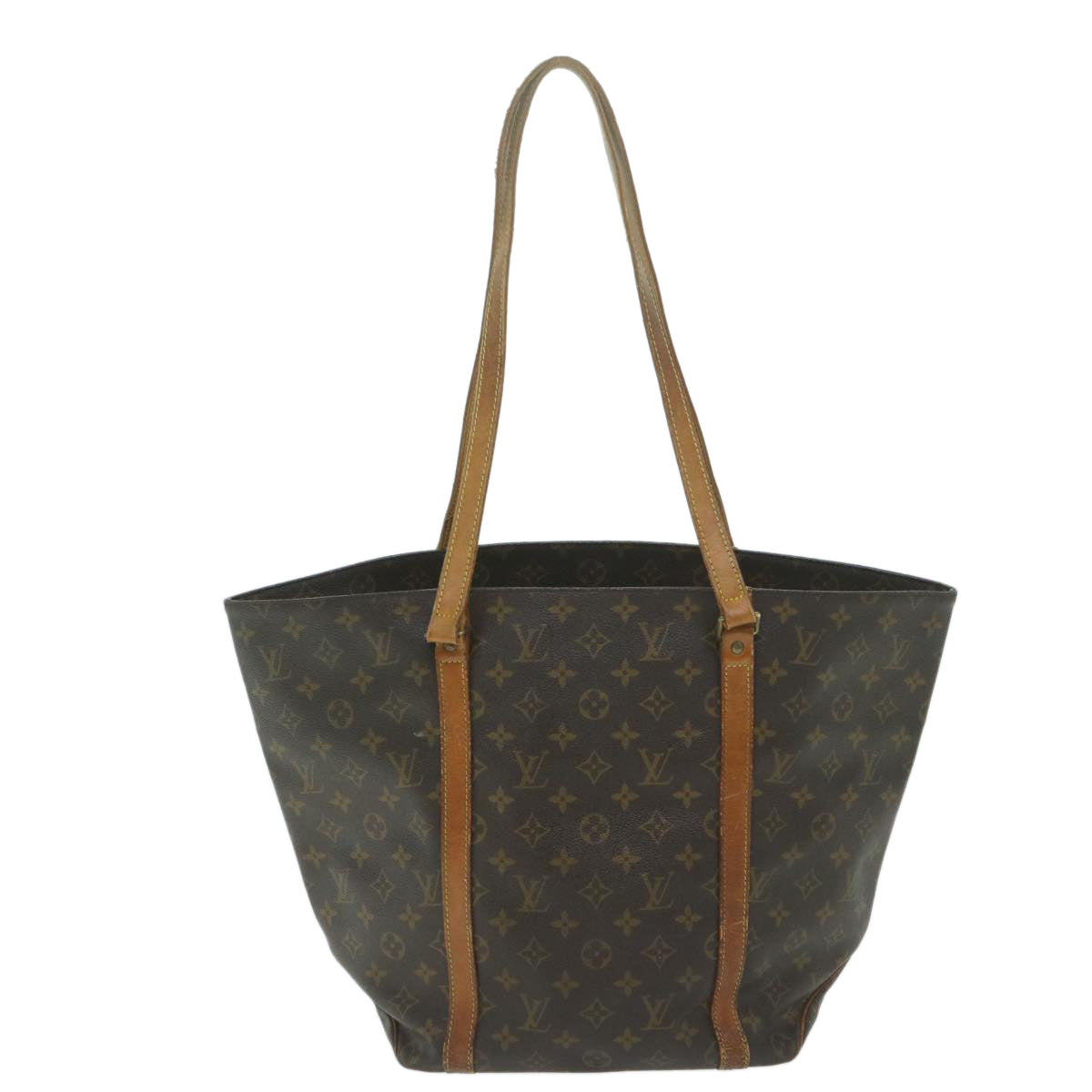 LOUIS VUITTON Monogram Sac Shopping Tote Bag M51108 LV 63456