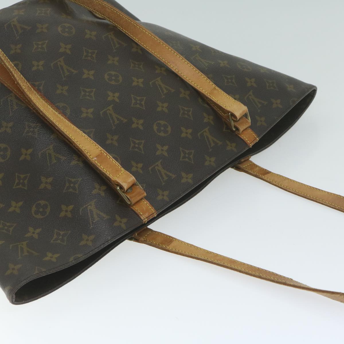 LOUIS VUITTON Monogram Sac Shopping Tote Bag M51108 LV 63456