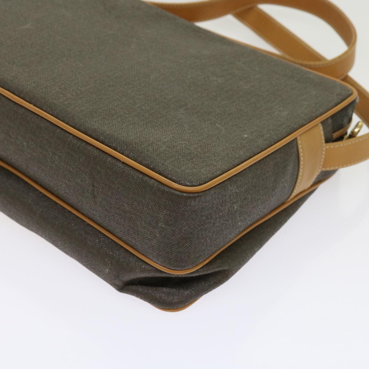 FENDI Shoulder Bag Nylon Brown 63467