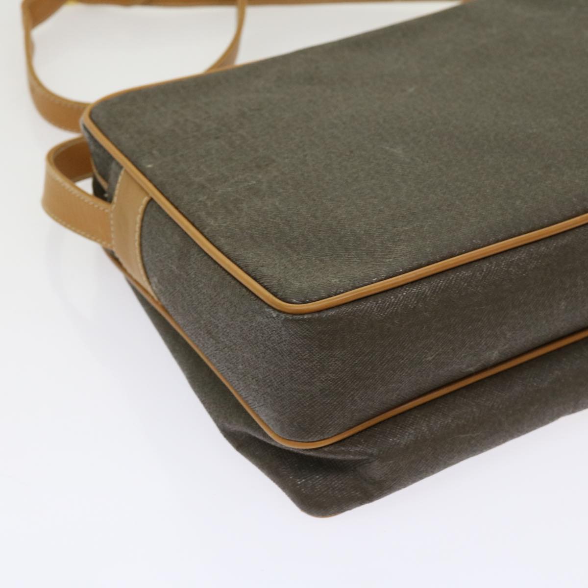 FENDI Shoulder Bag Nylon Brown 63467