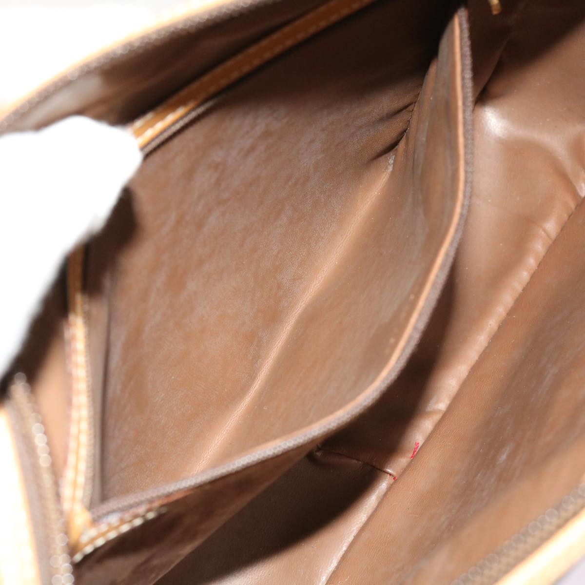 FENDI Shoulder Bag Nylon Brown 63467