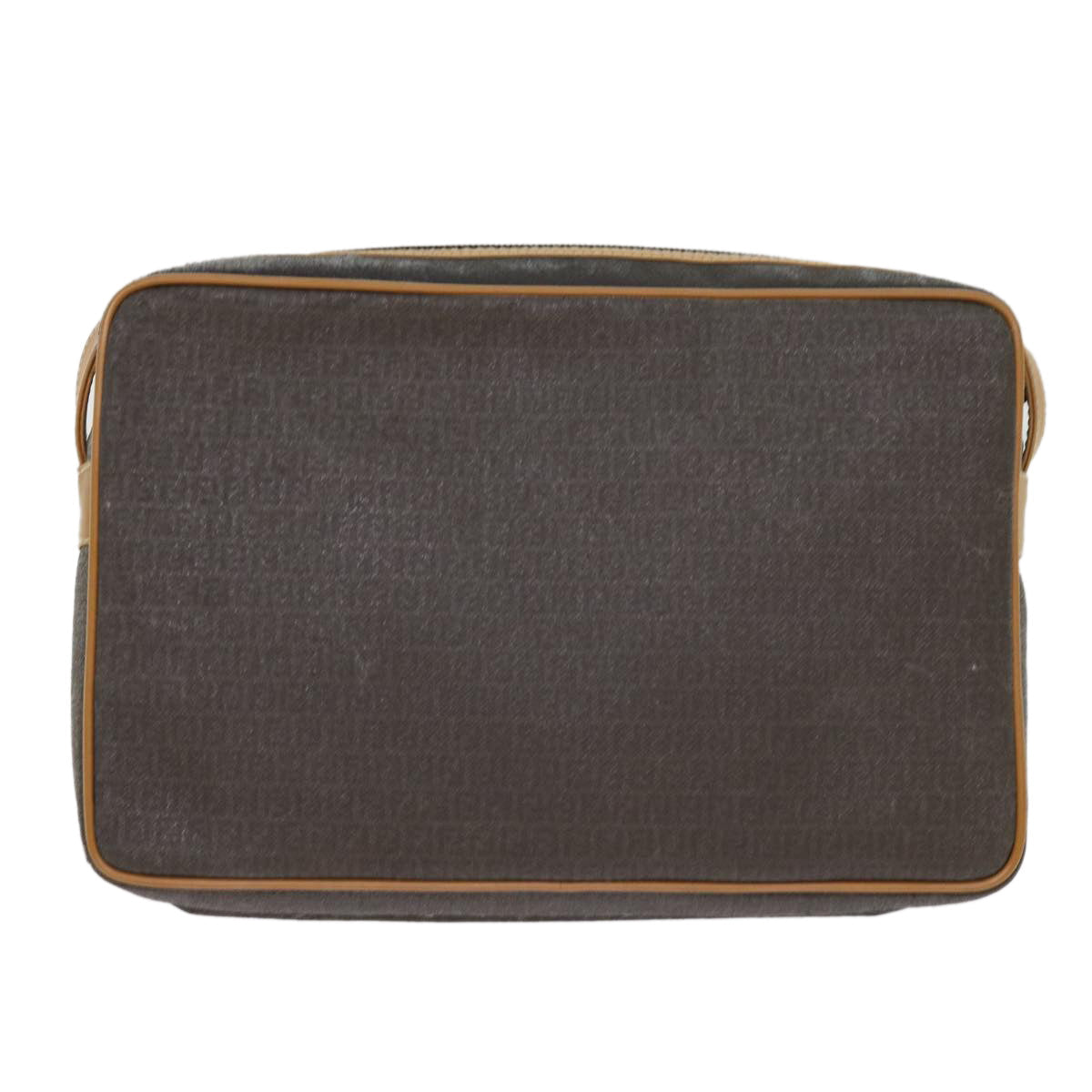 FENDI Shoulder Bag Nylon Brown 63467