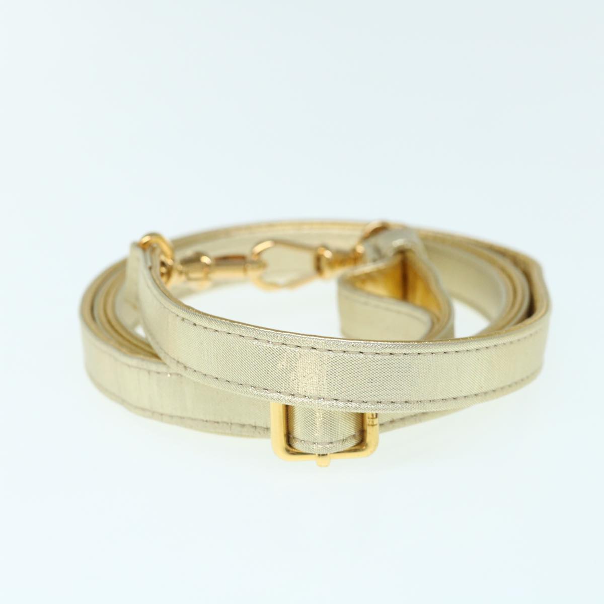 FENDI Hand Bag Nylon 2way Gold 63497A