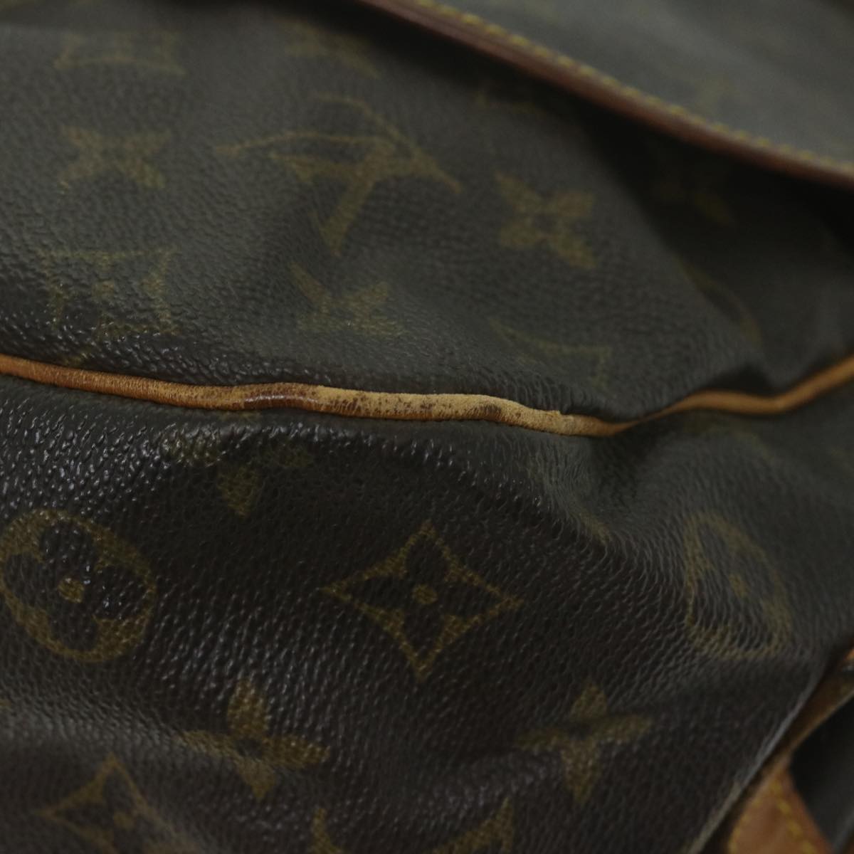 LOUIS VUITTON Monogram Saumur 35 Shoulder Bag M42254 LV 63511