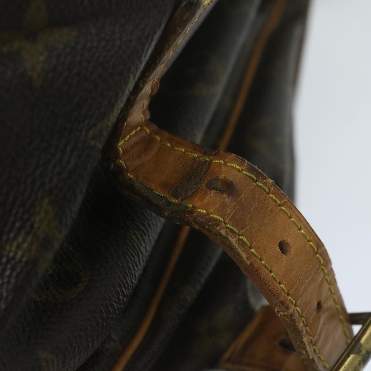 LOUIS VUITTON Monogram Saumur 35 Shoulder Bag M42254 LV 63511
