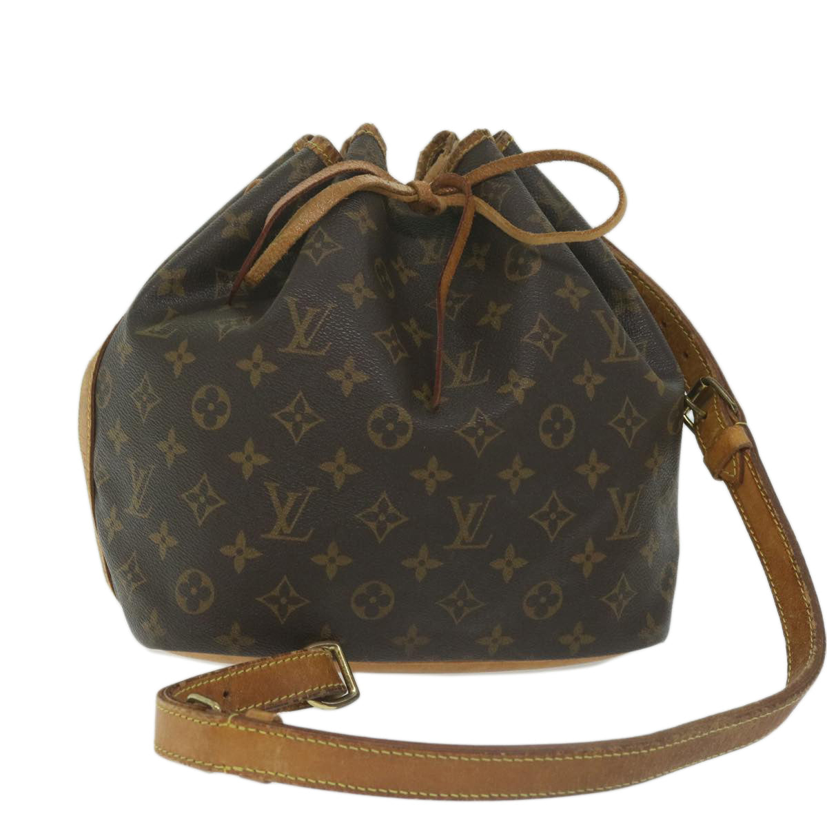 LOUIS VUITTON Monogram Petit Noe Shoulder Bag M42226 LV 63520