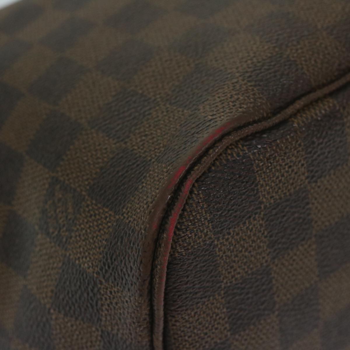 LOUIS VUITTON Damier Ebene Neverfull MM Tote Bag N51105 LV 63524