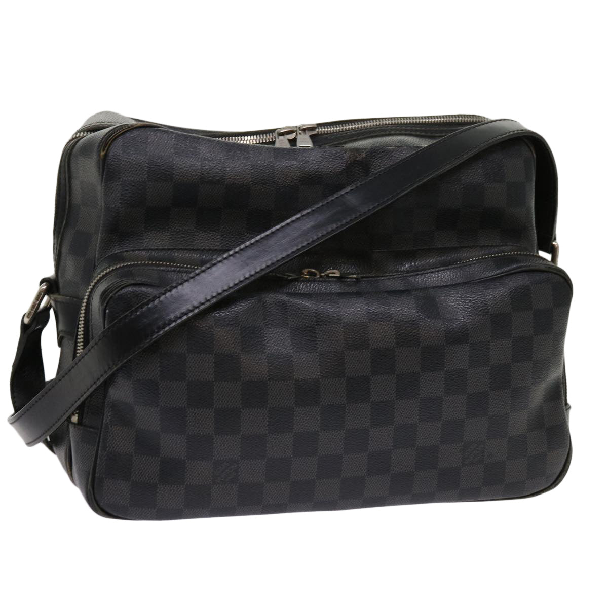 LOUIS VUITTON Damier Graphite Io Shoulder Bag N45252 LV 63542