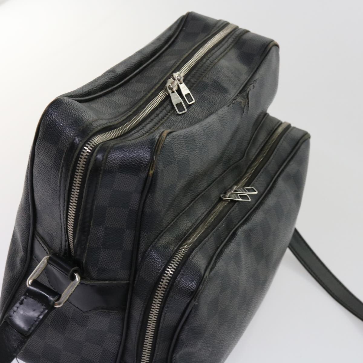 LOUIS VUITTON Damier Graphite Io Shoulder Bag N45252 LV 63542