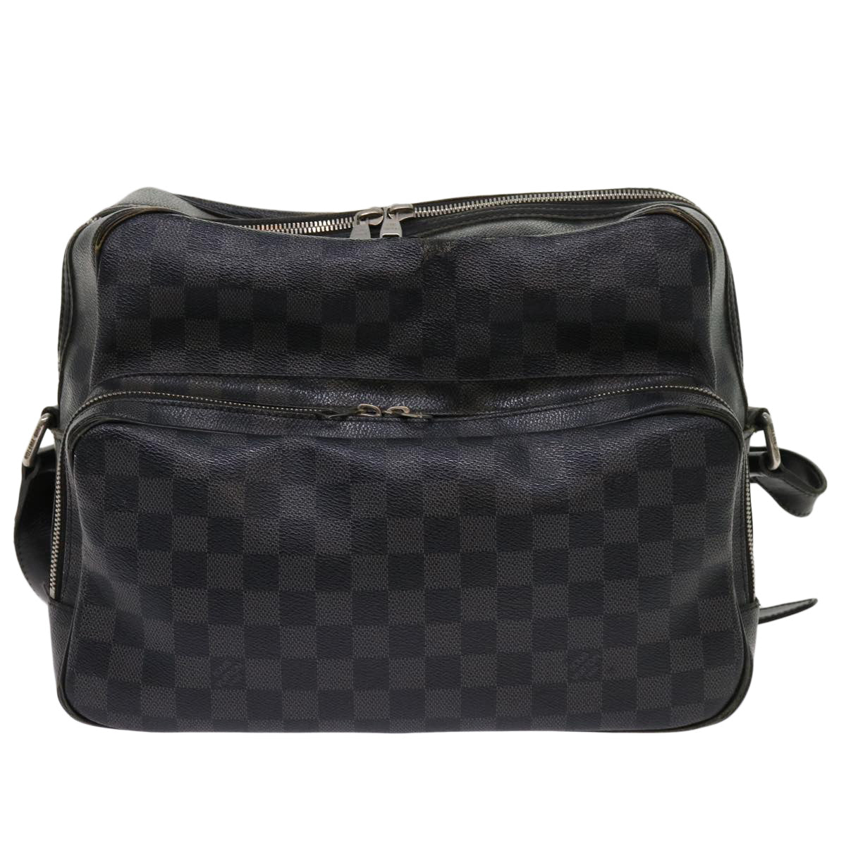 LOUIS VUITTON Damier Graphite Io Shoulder Bag N45252 LV 63542
