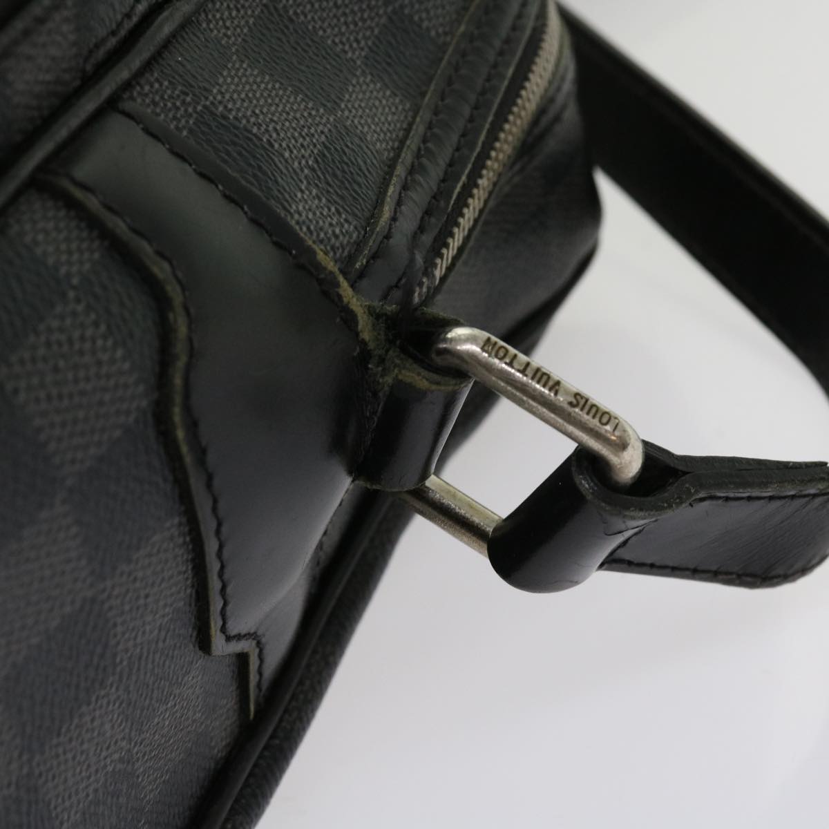 LOUIS VUITTON Damier Graphite Io Shoulder Bag N45252 LV 63542