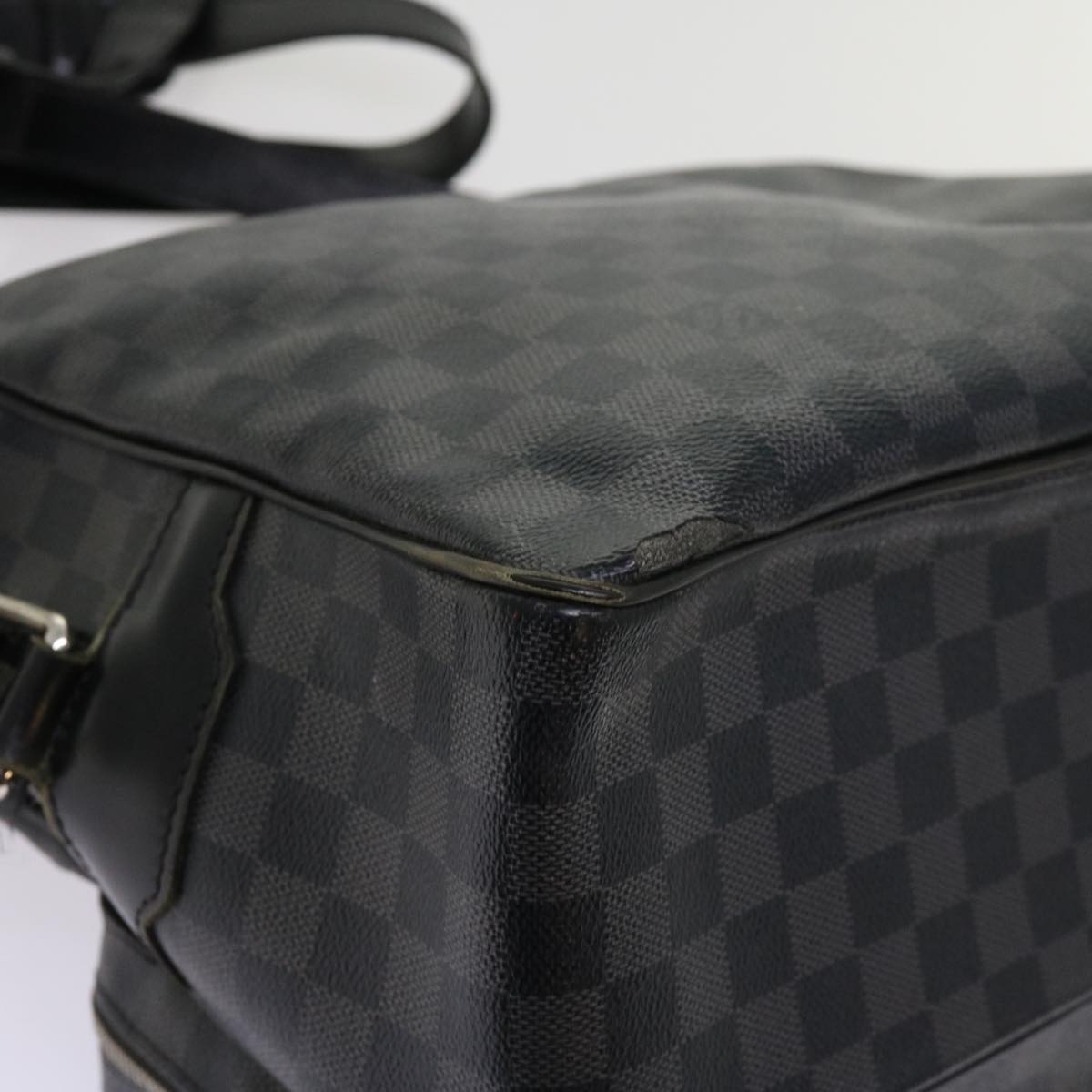 LOUIS VUITTON Damier Graphite Io Shoulder Bag N45252 LV 63542