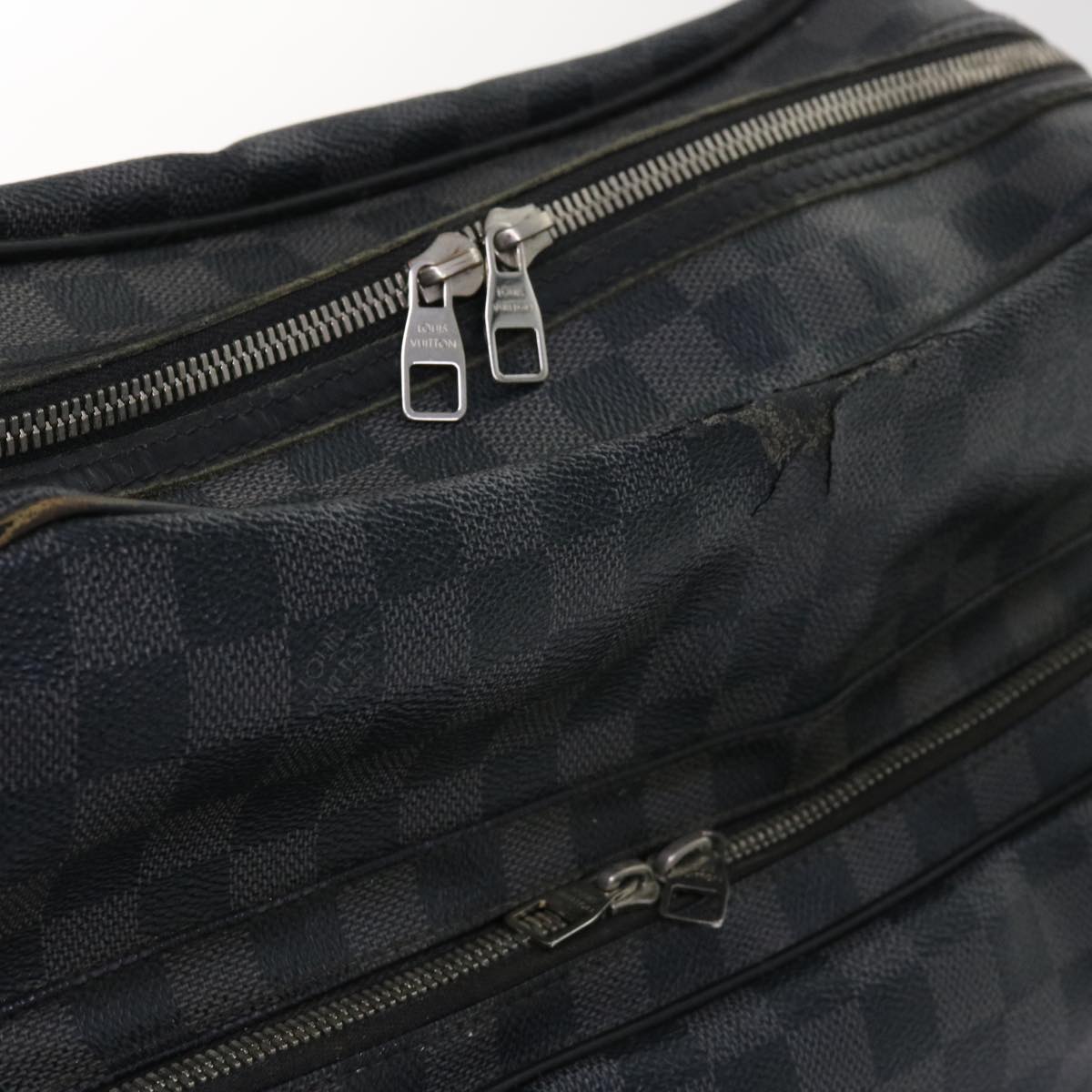 LOUIS VUITTON Damier Graphite Io Shoulder Bag N45252 LV 63542
