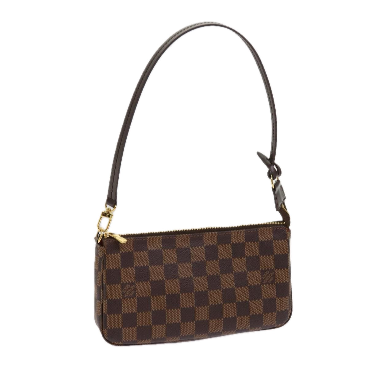 LOUIS VUITTON Damier Ebene Pochette Accessoires Pouch N41206 LV 63575A
