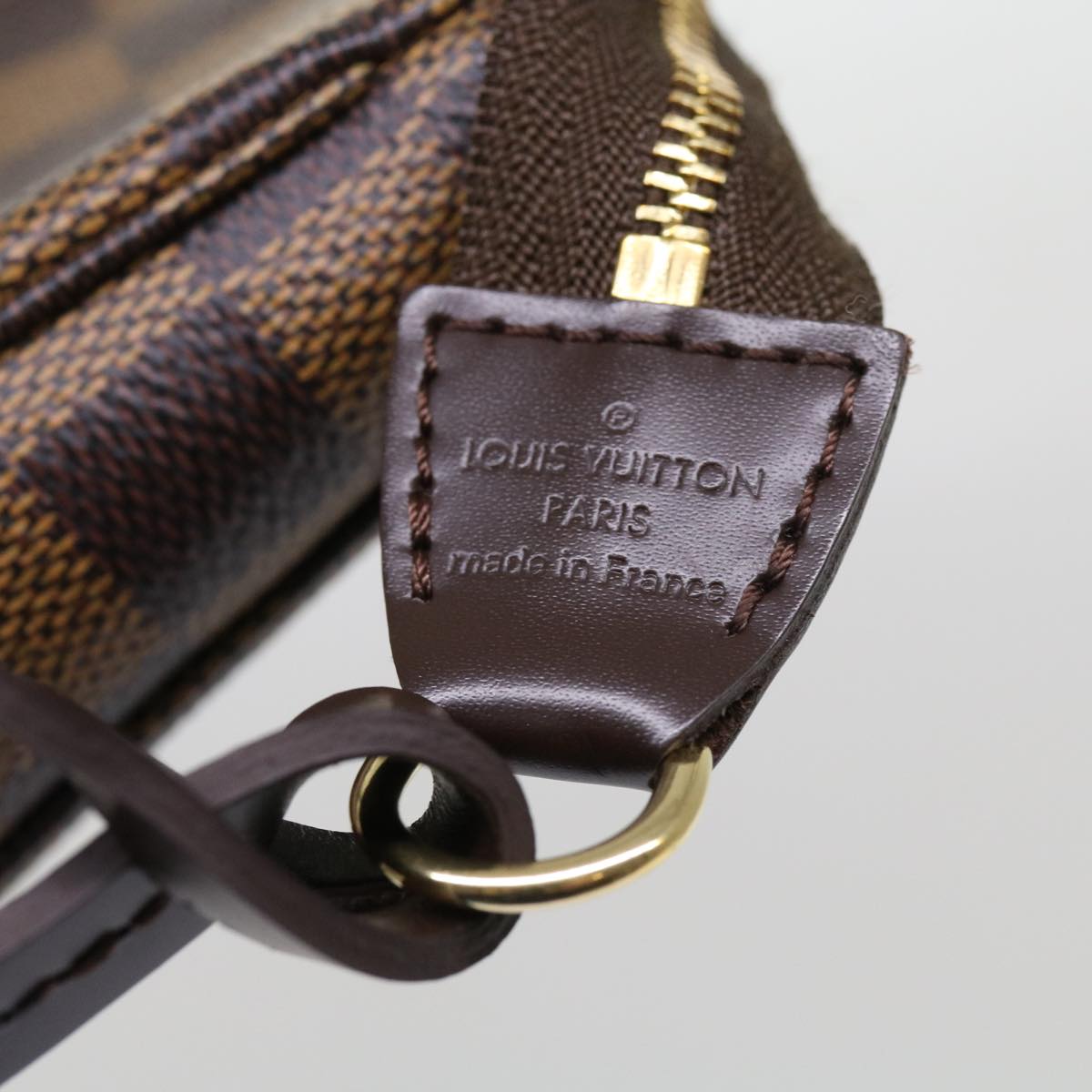 LOUIS VUITTON Damier Ebene Pochette Accessoires Pouch N41206 LV 63575A