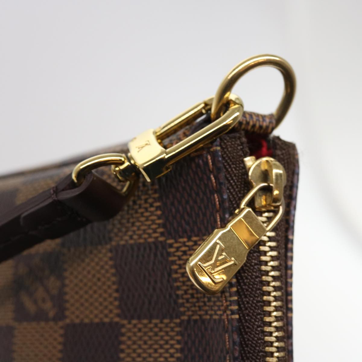 LOUIS VUITTON Damier Ebene Pochette Accessoires Pouch N41206 LV 63575A