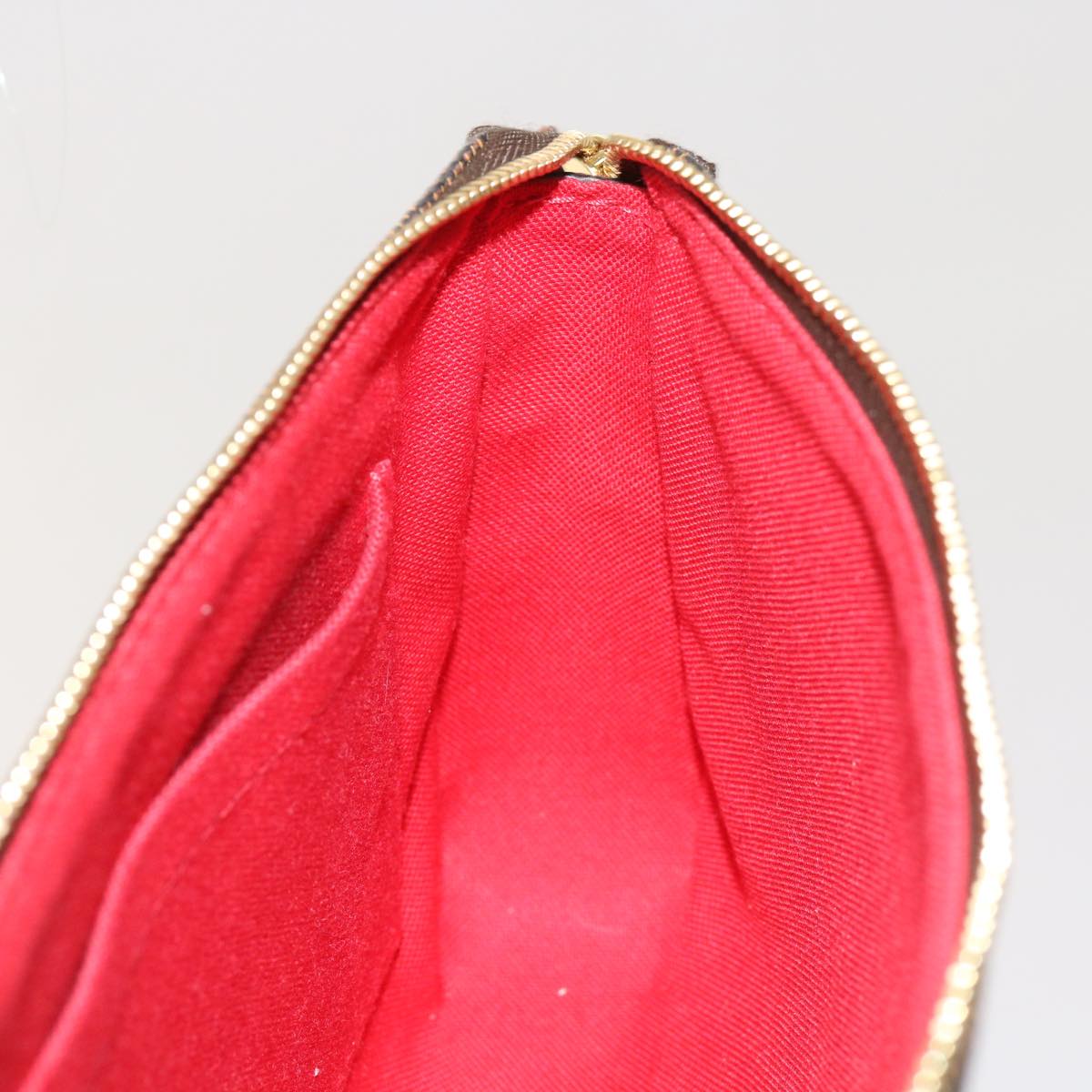 LOUIS VUITTON Damier Ebene Pochette Accessoires Pouch N41206 LV 63575A