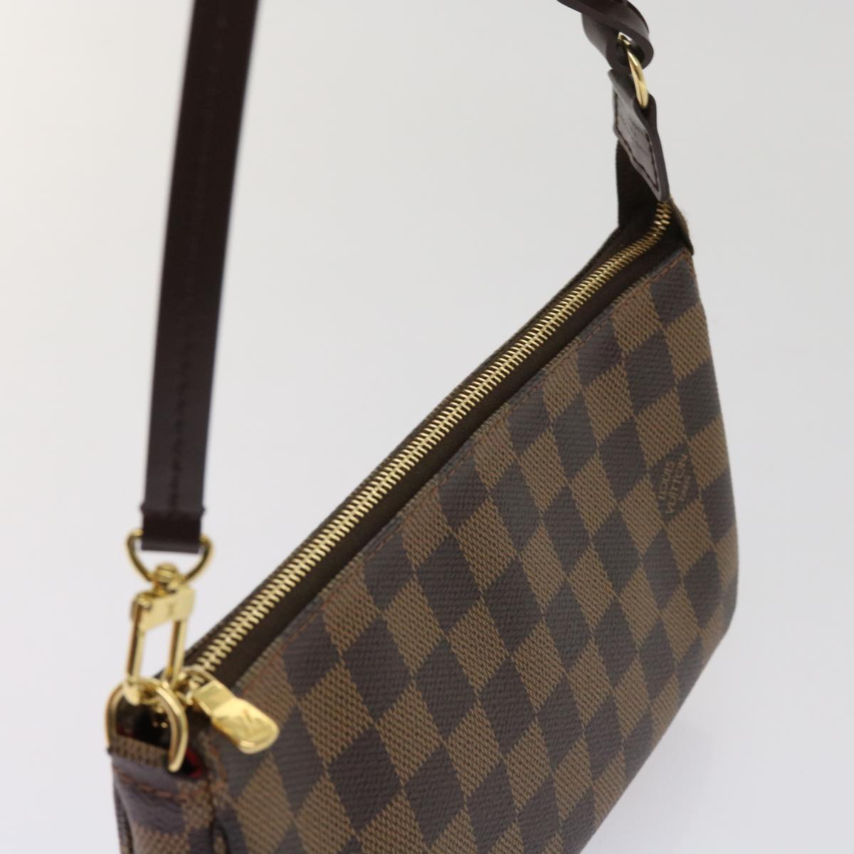LOUIS VUITTON Damier Ebene Pochette Accessoires Pouch N41206 LV 63575A