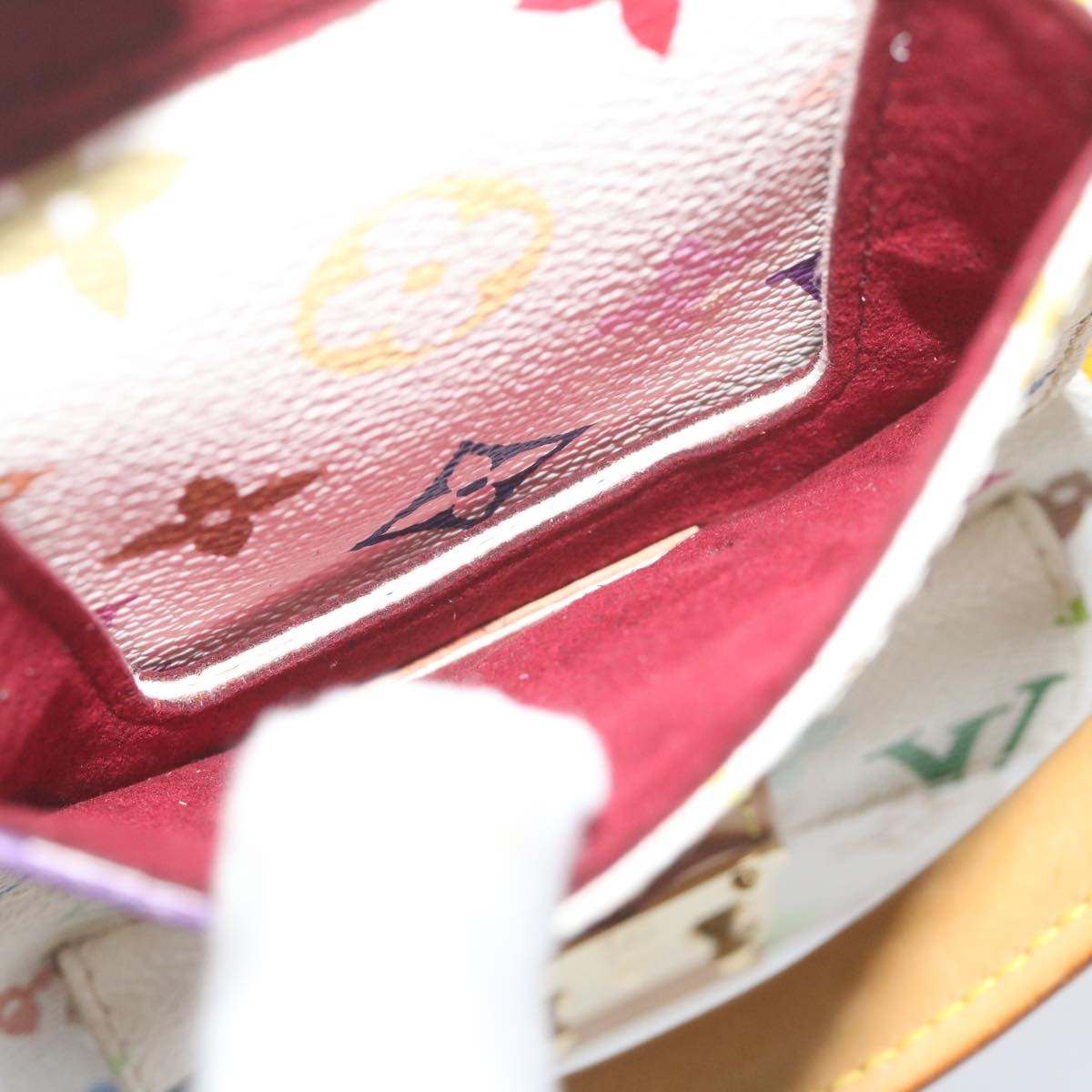 LOUIS VUITTON Monogram Multicolor Keepall 45 Boston Bag White M92641 63604A