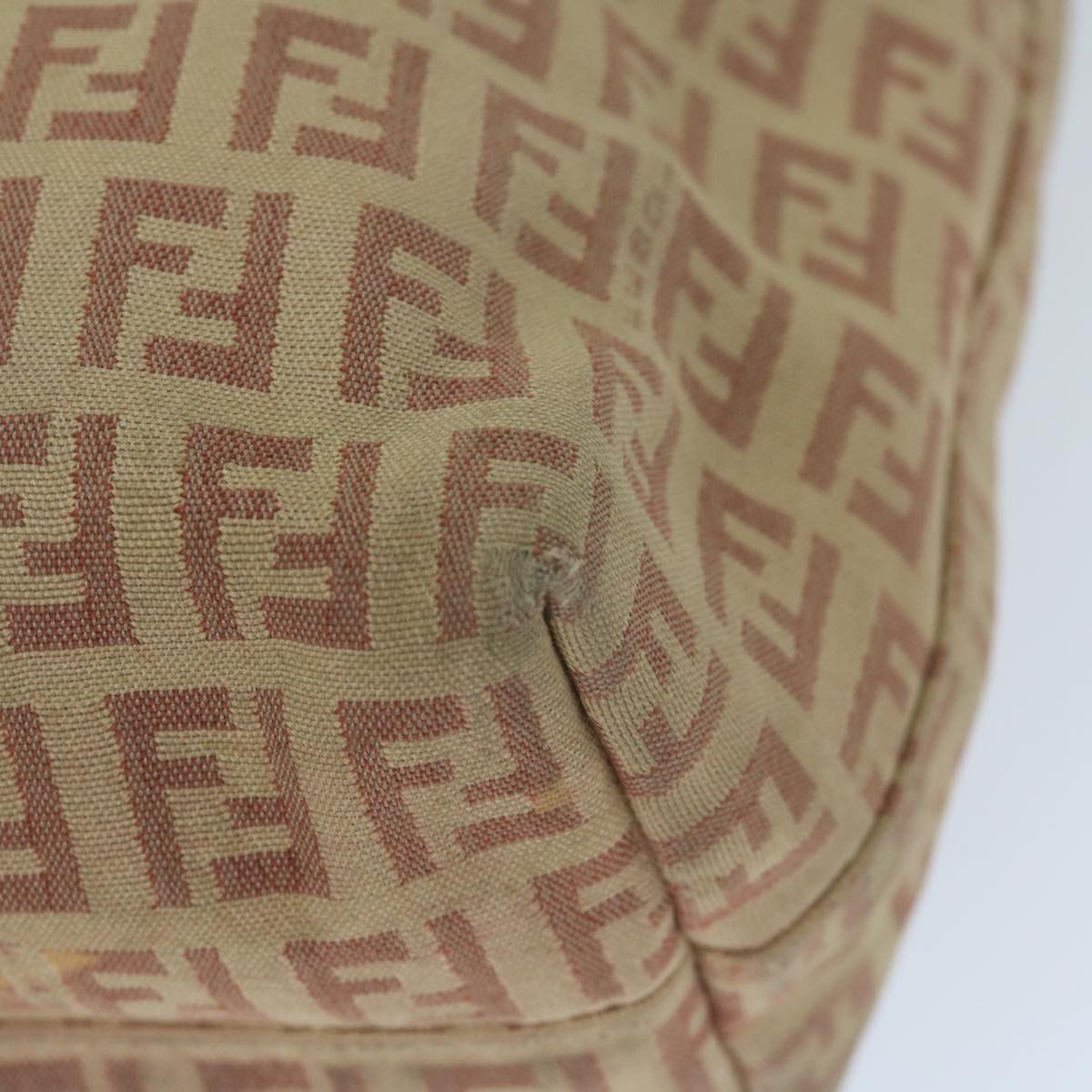FENDI Zucchino Canvas Tote Bag Pink 8BH073 63734
