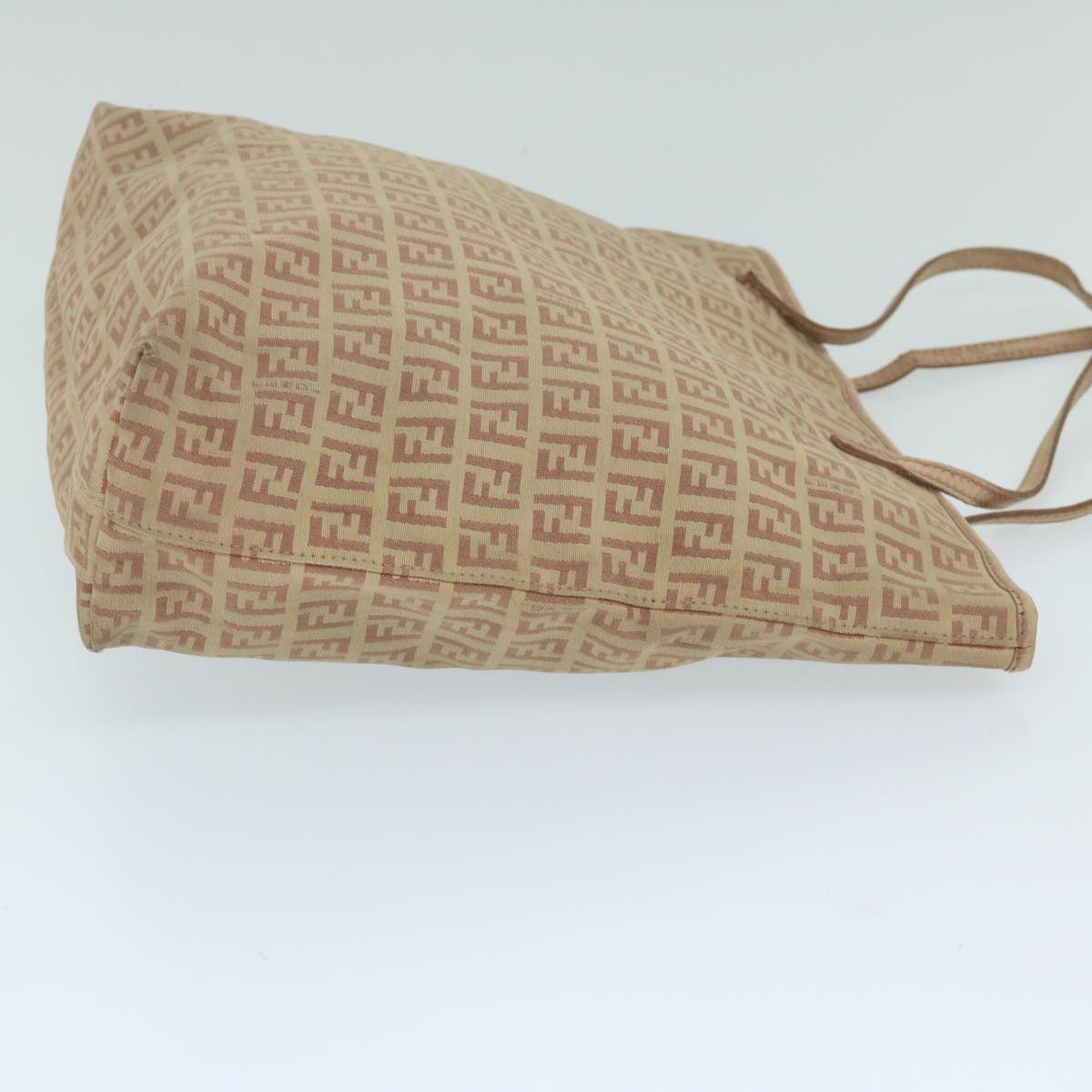 FENDI Zucchino Canvas Tote Bag Pink 8BH073 63734