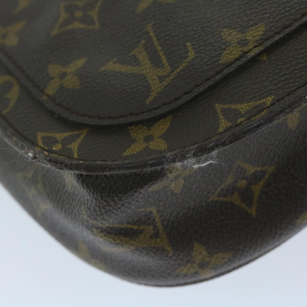 LOUIS VUITTON Monogram Saint Cloud GM Shoulder Bag M51242 LV 63737