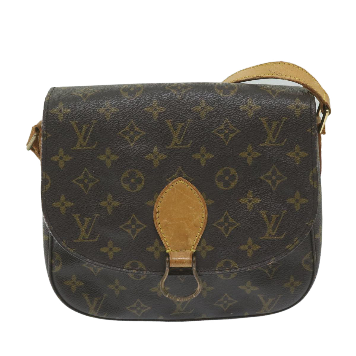 LOUIS VUITTON Monogram Saint Cloud GM Shoulder Bag M51242 LV 63737