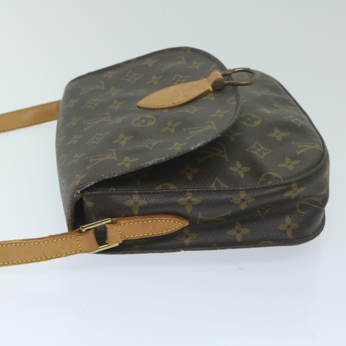 LOUIS VUITTON Monogram Saint Cloud GM Shoulder Bag M51242 LV 63737