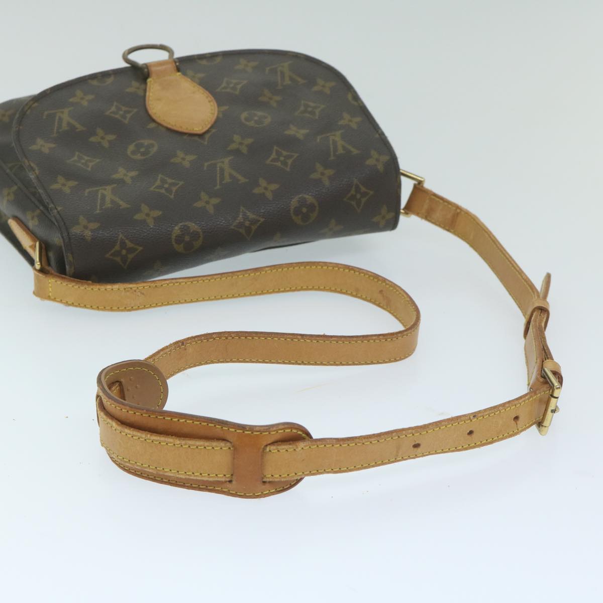 LOUIS VUITTON Monogram Saint Cloud GM Shoulder Bag M51242 LV 63737