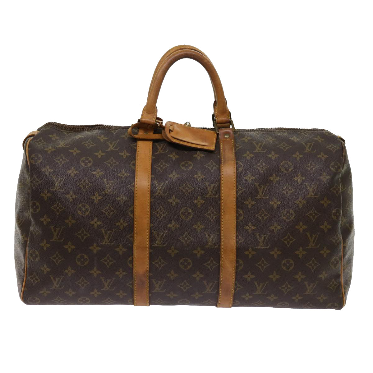 LOUIS VUITTON Monogram Keepall 50 Boston Bag M41426 LV 63781