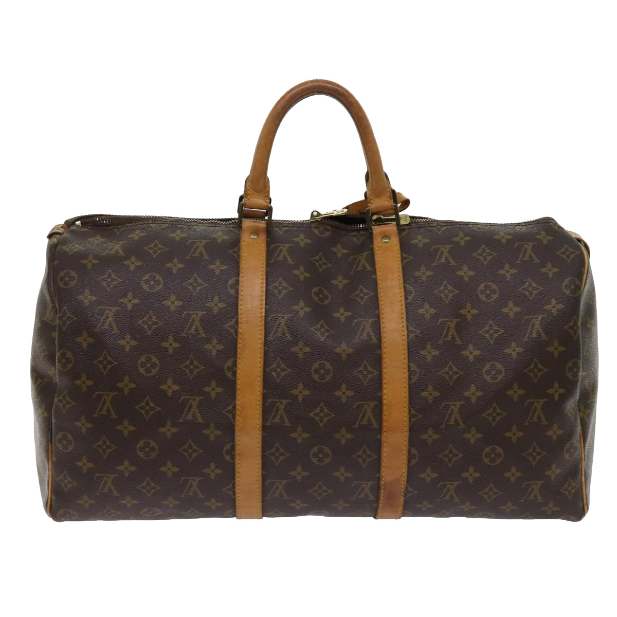 LOUIS VUITTON Monogram Keepall 50 Boston Bag M41426 LV 63781