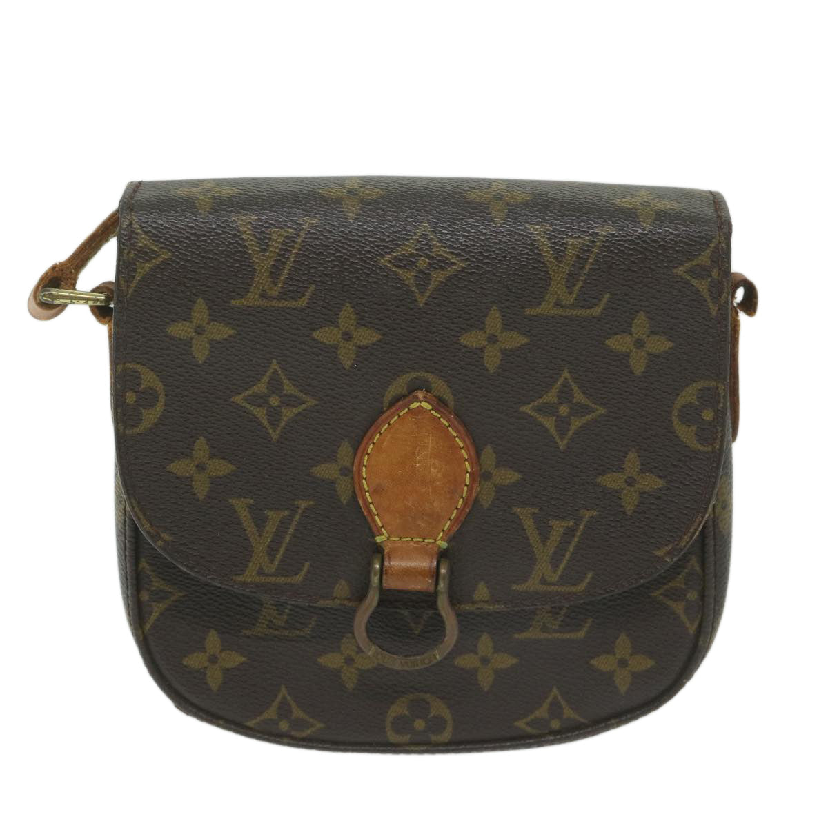 LOUIS VUITTON Monogram Saint Cloud PM Shoulder Bag M51244 LV 63838