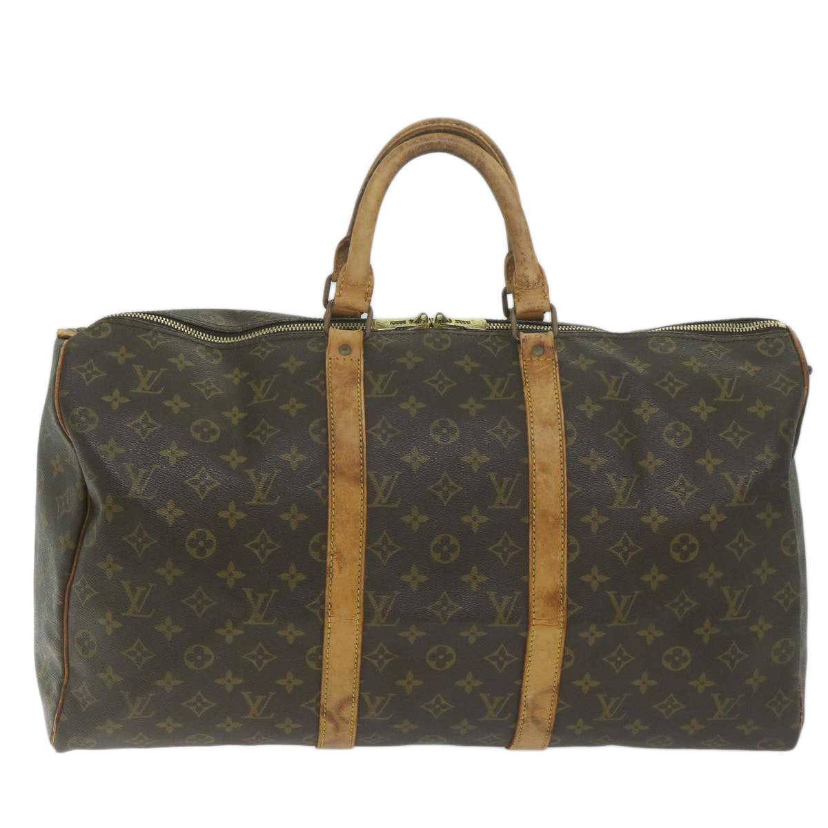 LOUIS VUITTON Monogram Keepall 50 Boston Bag M41426 LV 63879