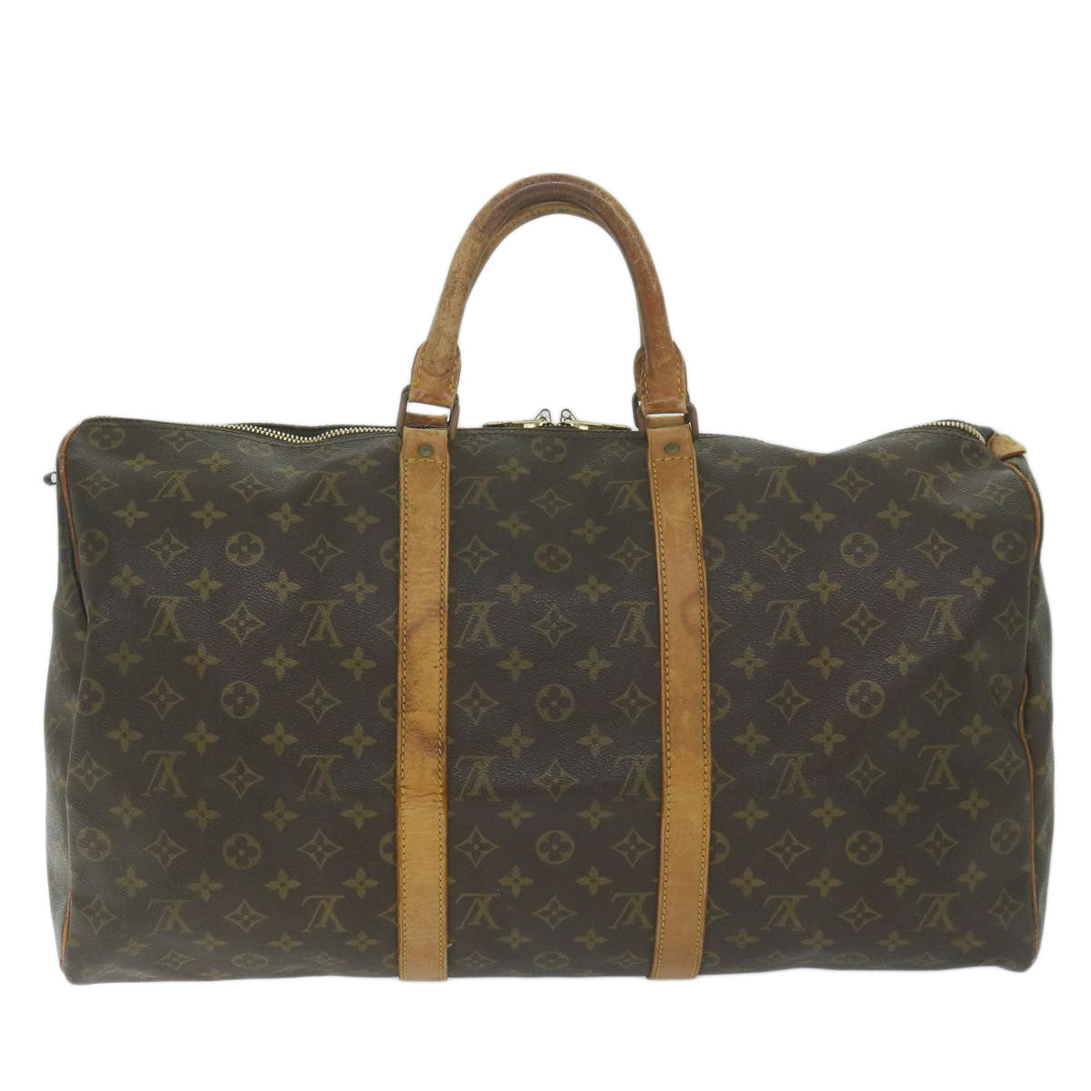 LOUIS VUITTON Monogram Keepall 50 Boston Bag M41426 LV 63879