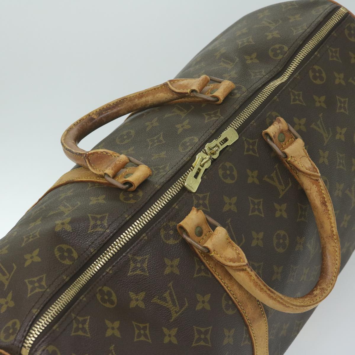 LOUIS VUITTON Monogram Keepall 50 Boston Bag M41426 LV 63879
