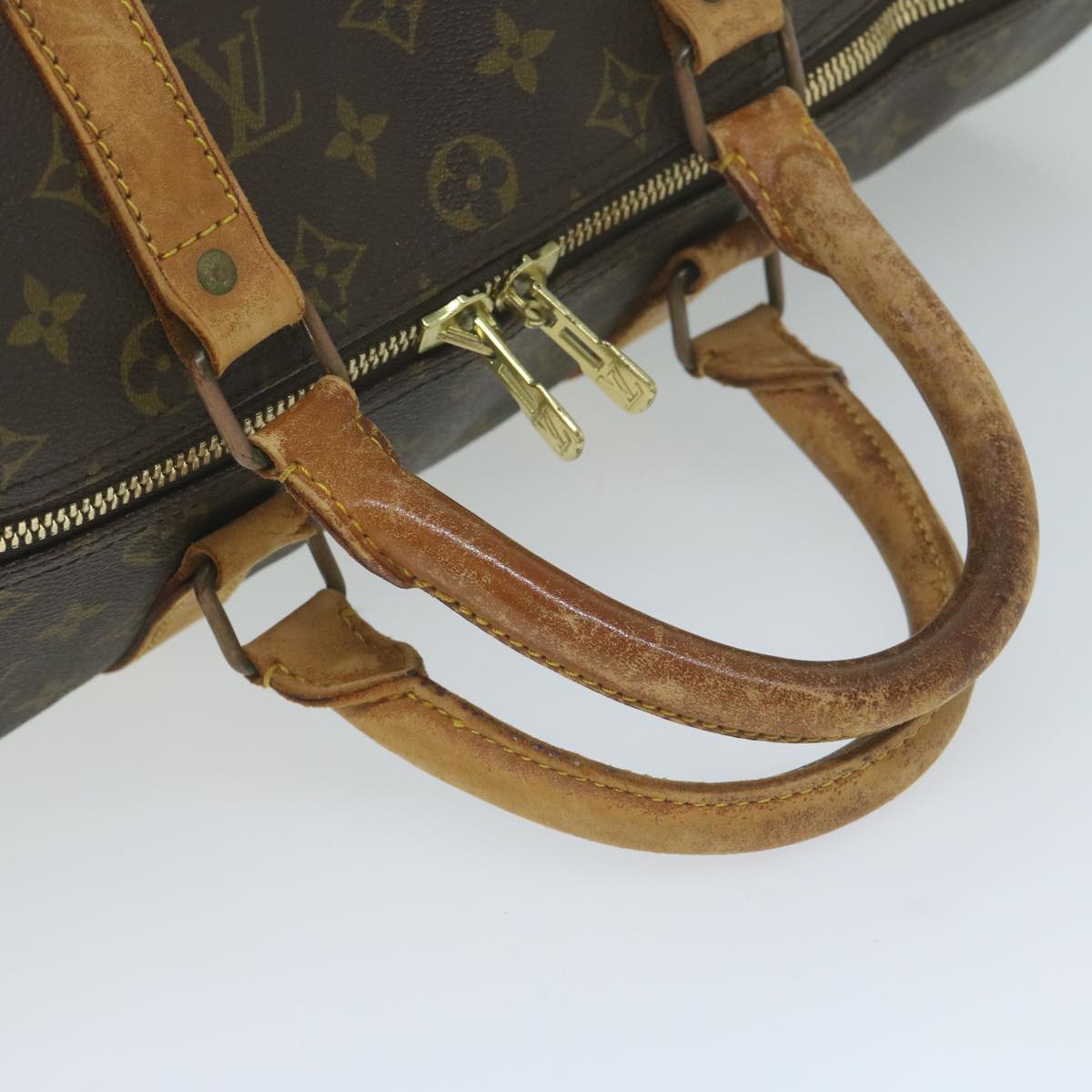 LOUIS VUITTON Monogram Keepall 50 Boston Bag M41426 LV 63879