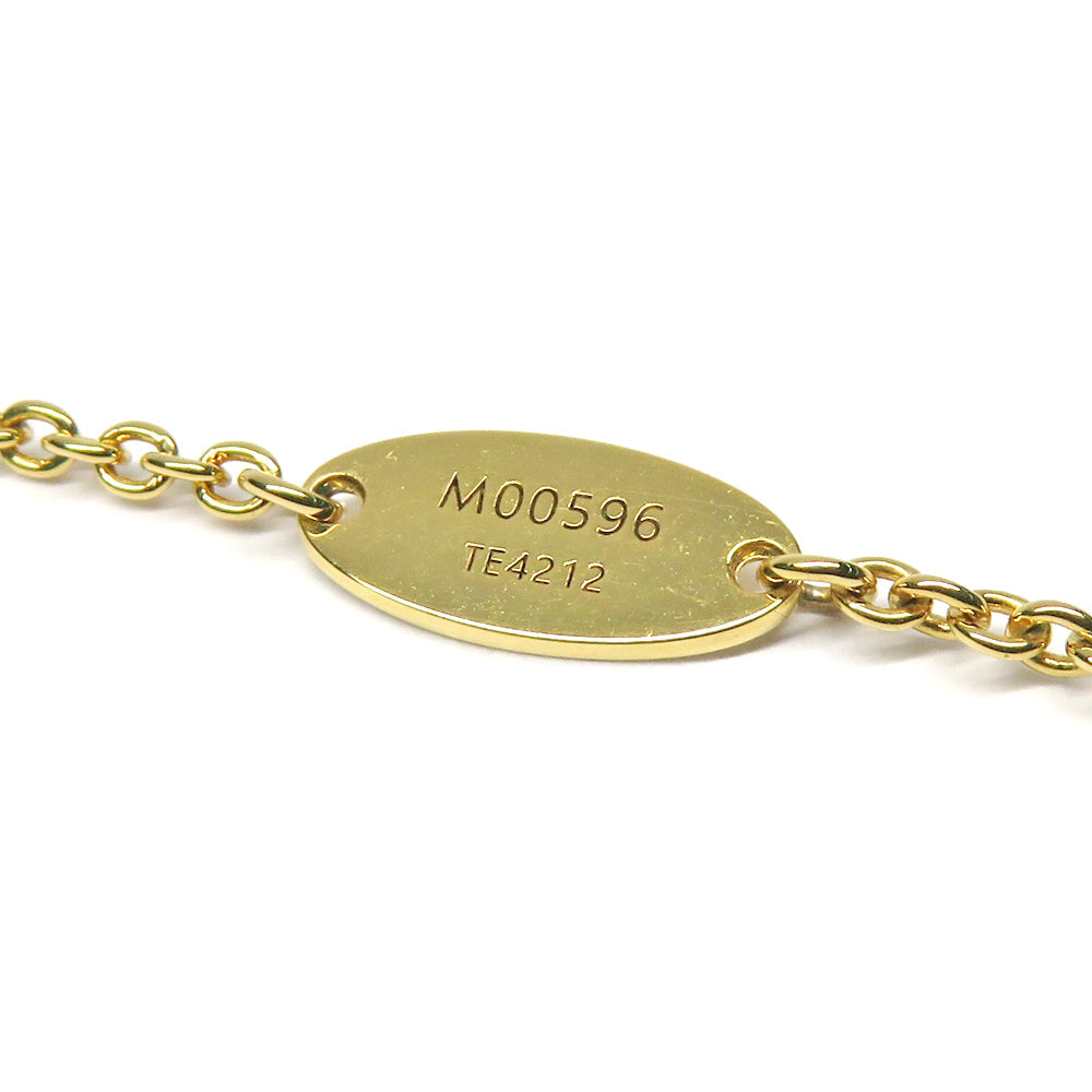 Louis Vuitton LV iconic necklace M00596 penchant g metal straws men  jewelry accessories cleaned