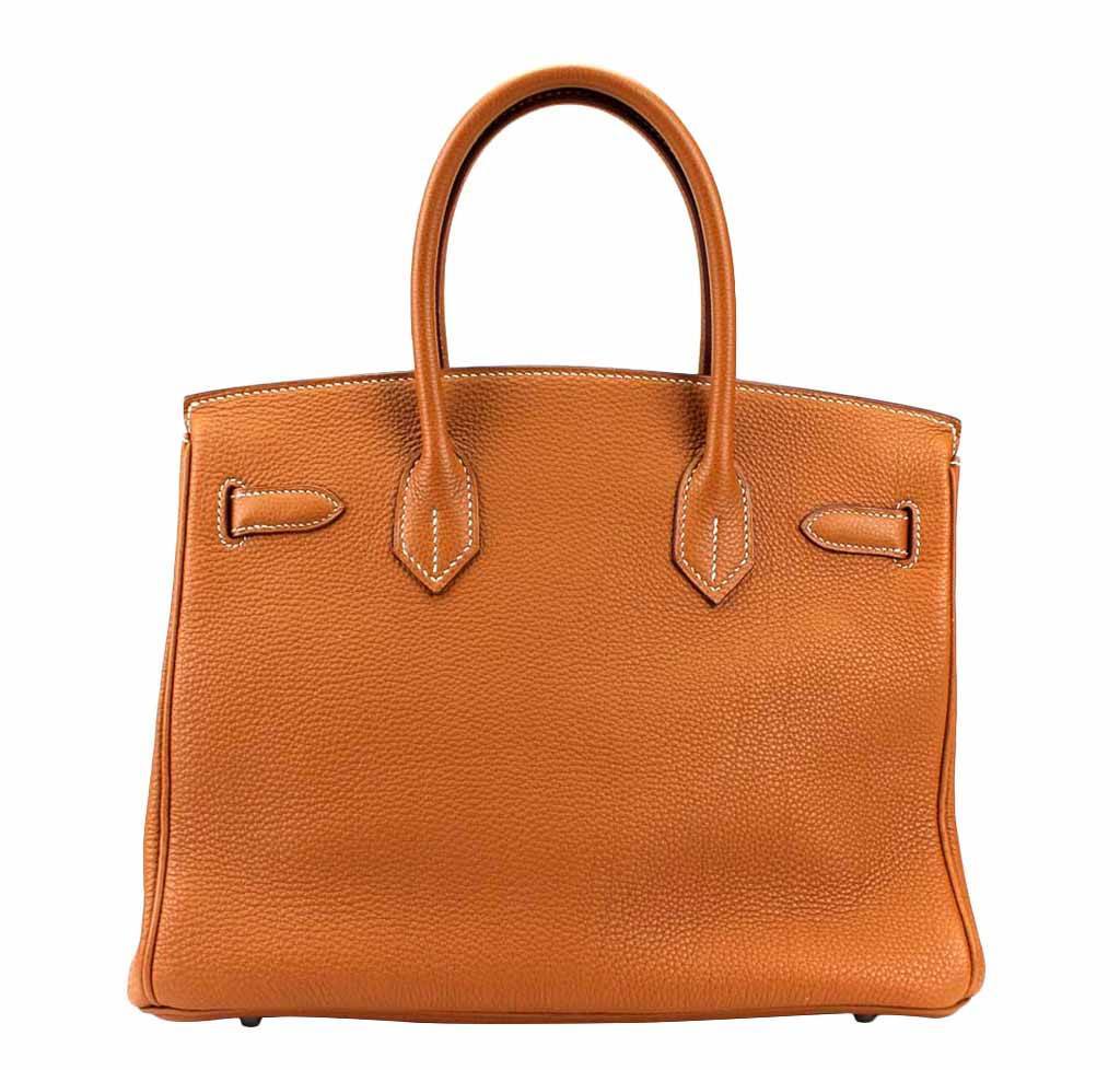 HermÃƒÆ’Ã‚Â¨s Birkin 30 Gold Bag Togo Leather