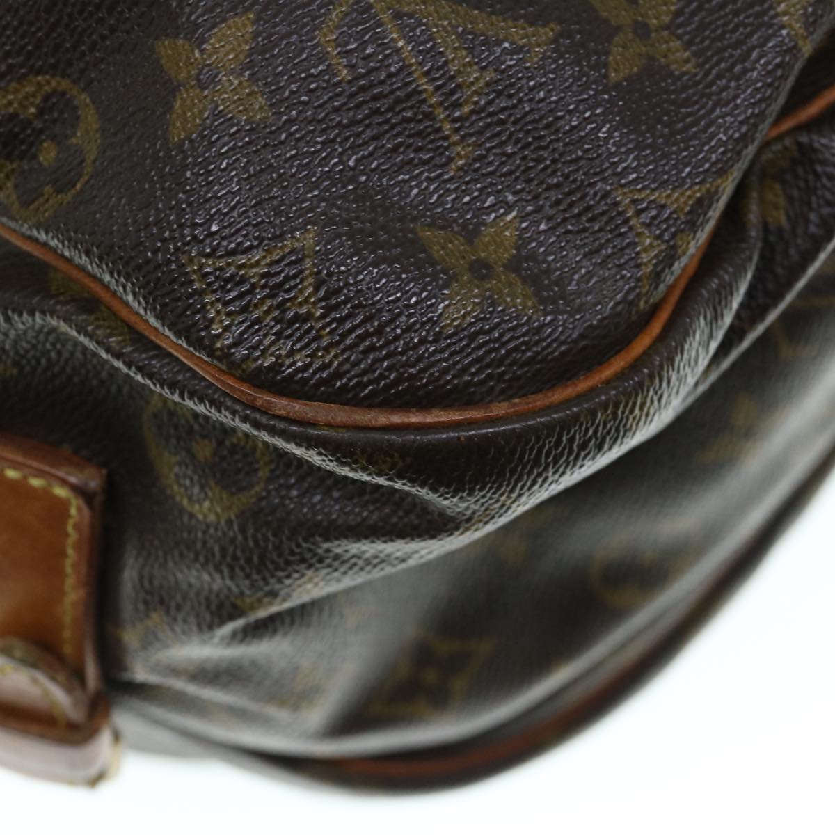 LOUIS VUITTON Monogram Saumur 35 Shoulder Bag M42254 LV 63956