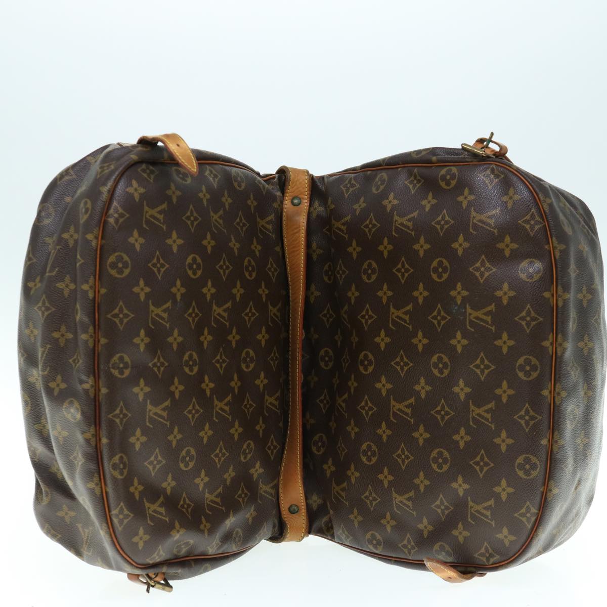 LOUIS VUITTON Monogram Saumur 35 Shoulder Bag M42254 LV 63956