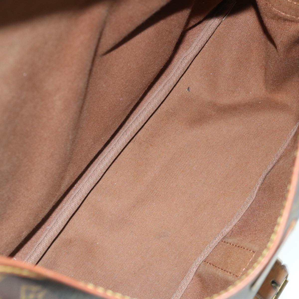 LOUIS VUITTON Monogram Saumur 35 Shoulder Bag M42254 LV 63956