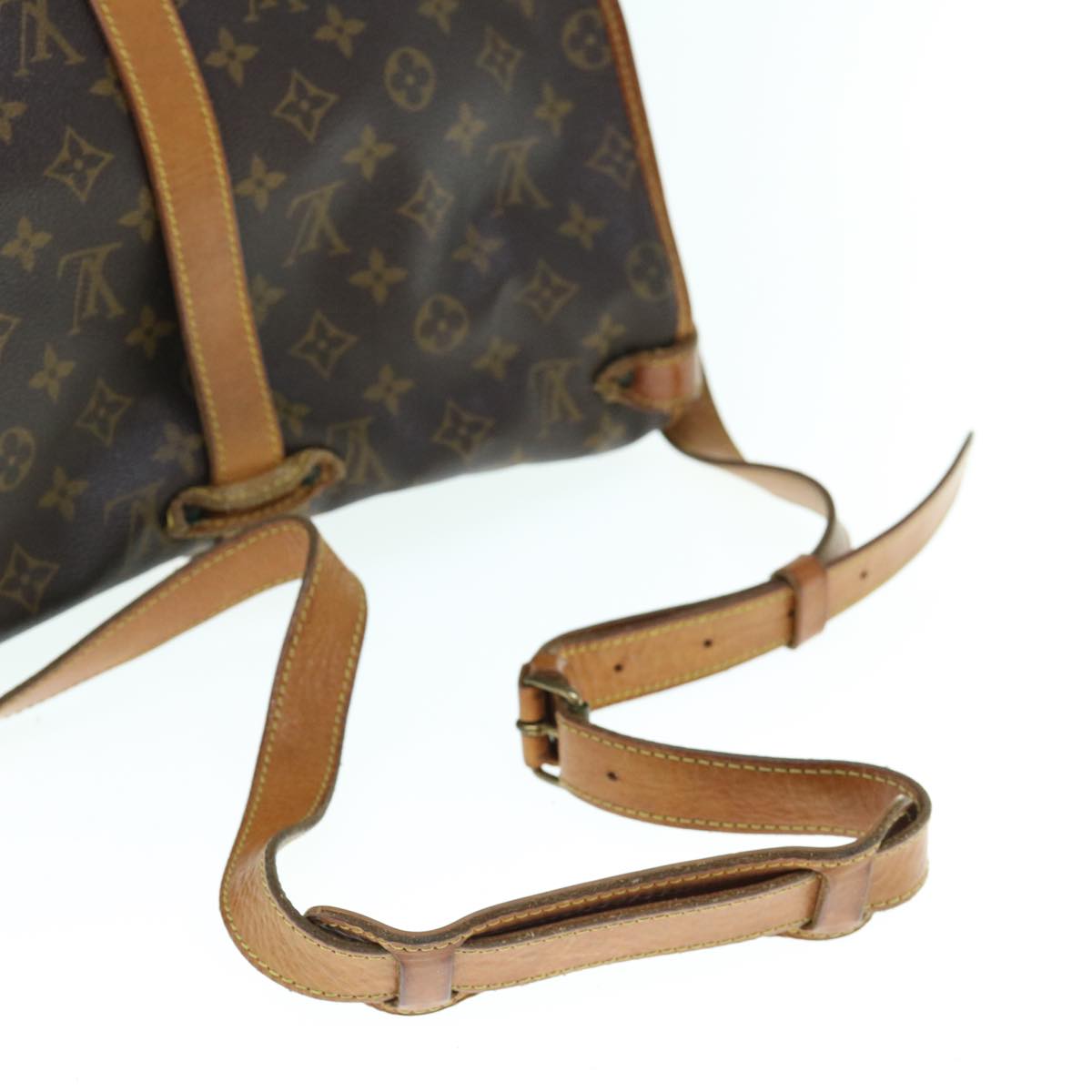 LOUIS VUITTON Monogram Saumur 35 Shoulder Bag M42254 LV 63956