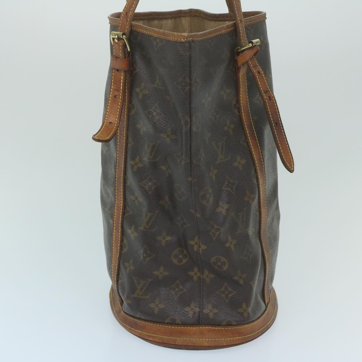 LOUIS VUITTON Monogram Bucket GM Shoulder Bag M42236 LV 63968