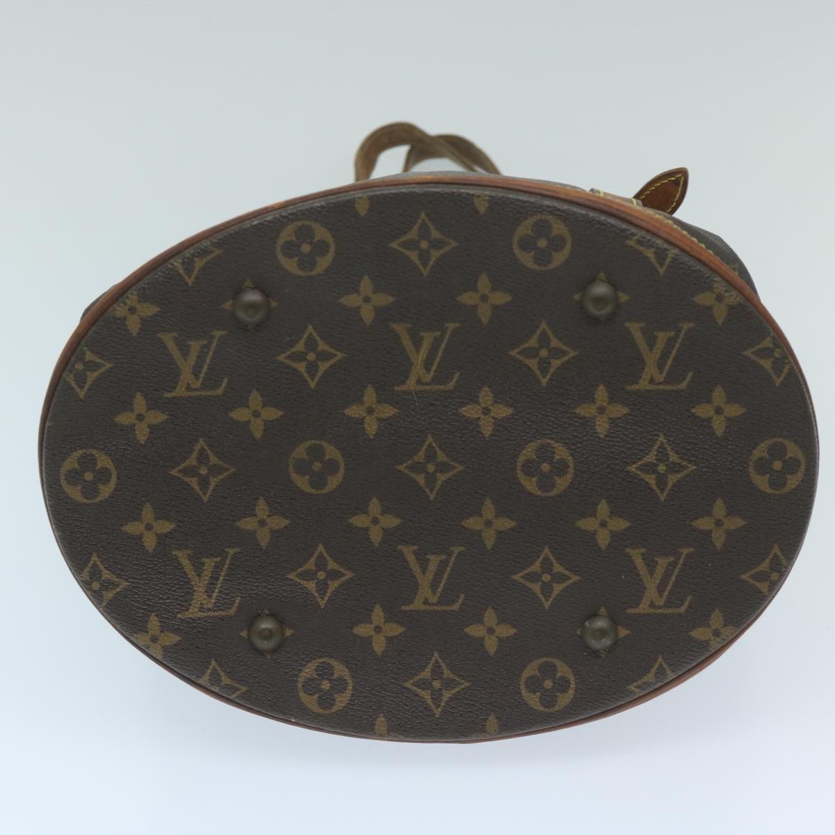 LOUIS VUITTON Monogram Bucket GM Shoulder Bag M42236 LV 63968
