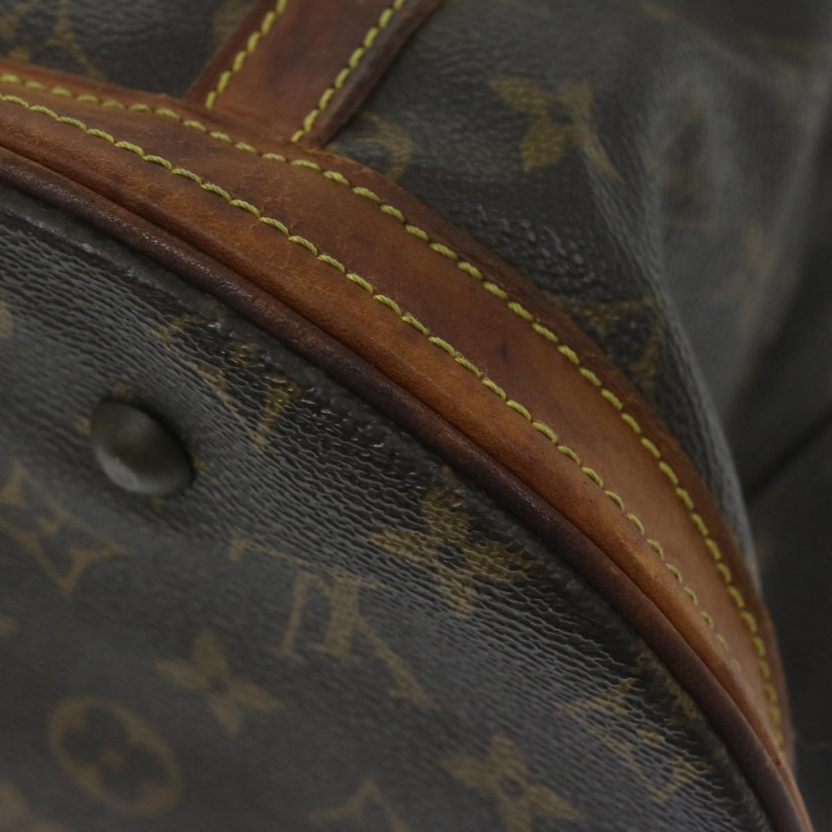 LOUIS VUITTON Monogram Bucket GM Shoulder Bag M42236 LV 63968