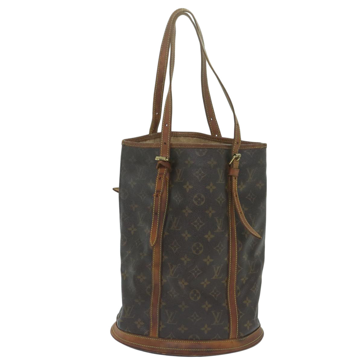 LOUIS VUITTON Monogram Bucket GM Shoulder Bag M42236 LV 63968
