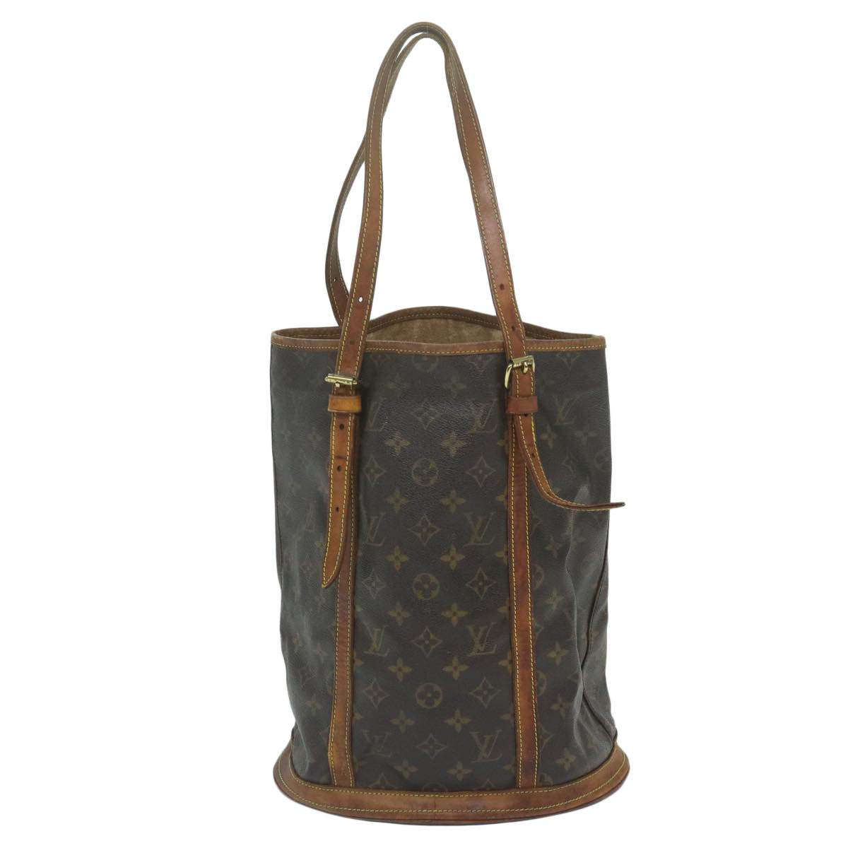 LOUIS VUITTON Monogram Bucket GM Shoulder Bag M42236 LV 63968