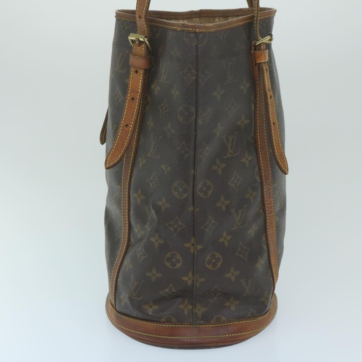 LOUIS VUITTON Monogram Bucket GM Shoulder Bag M42236 LV 63968