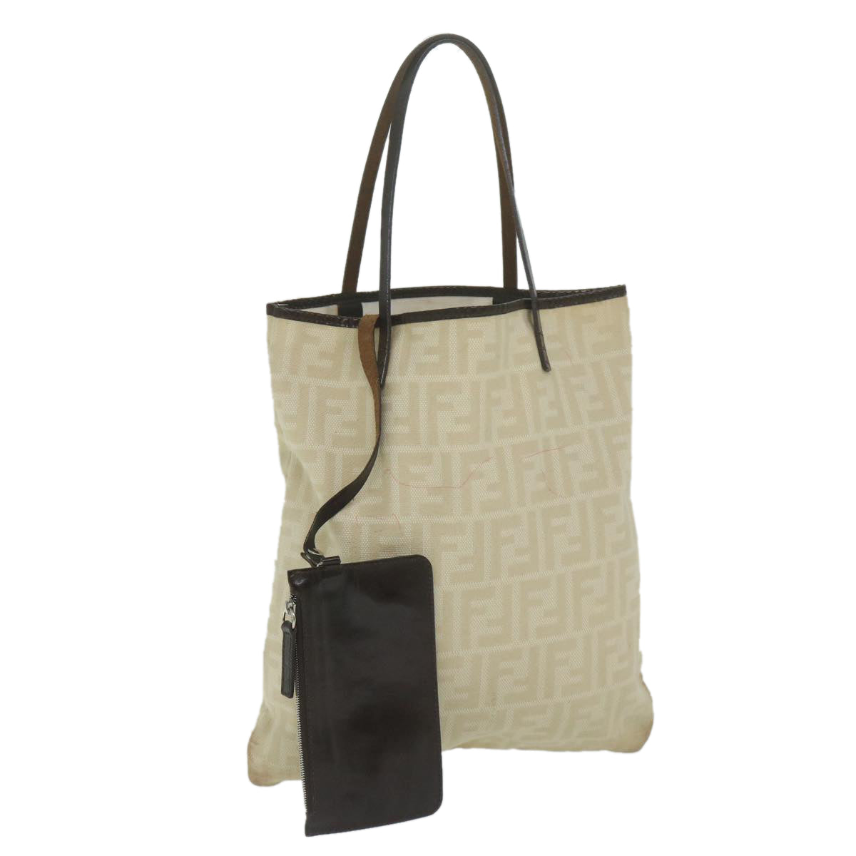 FENDI Zucca Canvas Tote Bag Beige 63991