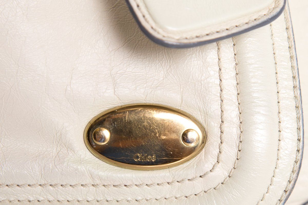 ChloÃƒÆ’Ã‚Â© Ivory Handle Bag